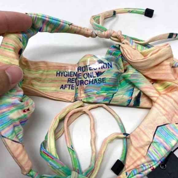 Tavik Womens Jax Reversible Perforated Mini BOTTOM ONLY in Acid Size XS - Picture 8 of 9